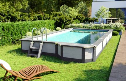 Piscine composite AZTECK, rectangulaire, L.5,10 x l.2,5 x H.1,4m