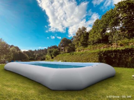 Piscine hors-sol ORIGINAL ZODIAC, rectangulaire 65m3, L.13,5 x l.4,6m