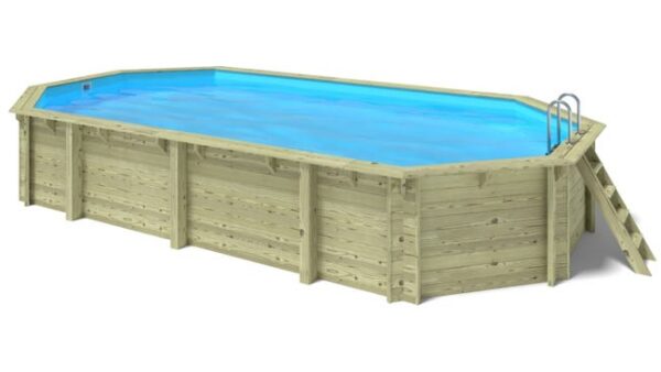 Piscine de jardin en bois - 8,57x4,57 x H.1,31m - avec filtration - BAS46OSP - ALTANKA