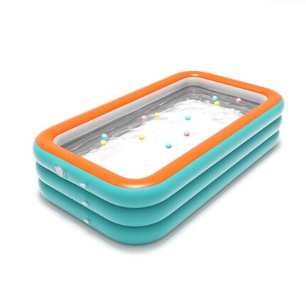 Piscine gonflable, pataugeoire gonflable, piscine de jeu aquatique extérieure, 180 x 130 x 56 cm