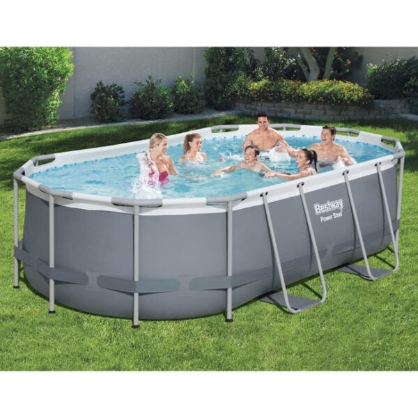 Piscine hors sol Power Steel Ovale 427x250x100 cm Bestway