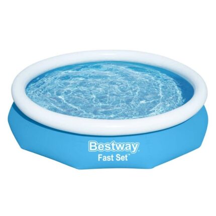 Piscine ronde Fast Set 305x66 cm Bleu Bestway