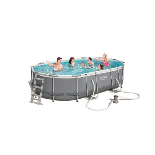 C-Tel Piscine Ovale avec Pompe 88X305X107 Modèle 56448