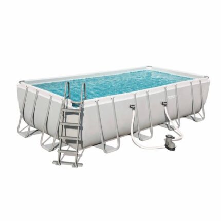 Ensemble de piscine Mistral Rectangulaire Gris 549 x 274 cm Bestway