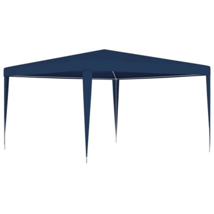 Tente de réception 4x4 m bleue - Équipement de jardin, auvent, matériel d'extérieur, parasol, isolation thermique et imperméable