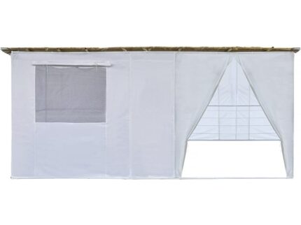 Souccah en Kit NINA ajustable 5 x 3 m - 4 Rouleaux de canisse en bambou et 5 tasseaux de bois