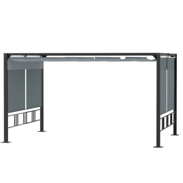 Pergola rétractable LEELA noire