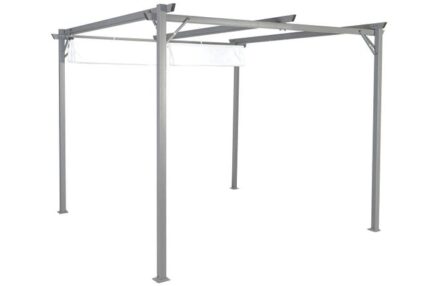 Pergola Acier Polyester 290X290X230 300 Gsm, Auvent