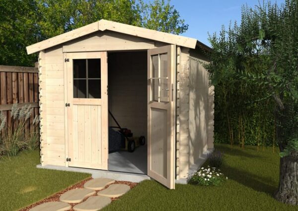 Abri de jardin bois DECOR ET JARDIN Abri kléo Ep.28 mm, 5.43 m²