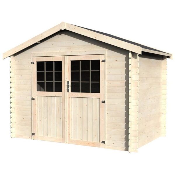 Abri Bois Florine N1 (28mm, 5.9 m2) Decor et Jardin