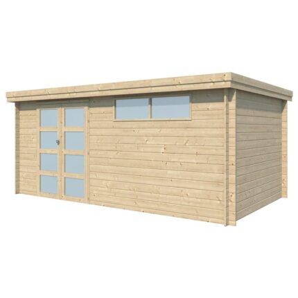 Chalet en bois 14.9 m² Moderne Avec gouttière Gardenas