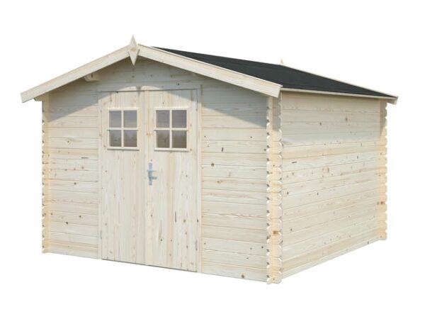 Abri de jardin bois WHITEWOOD Ldd abri paris 19mm 7,6m² Ep.19 mm, 7.78 m²