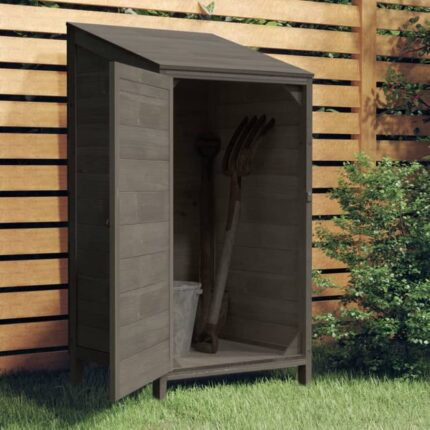Maison Exclusive - Remise de jardin Anthracite 55x52x112 cm Bois de sapin solide
