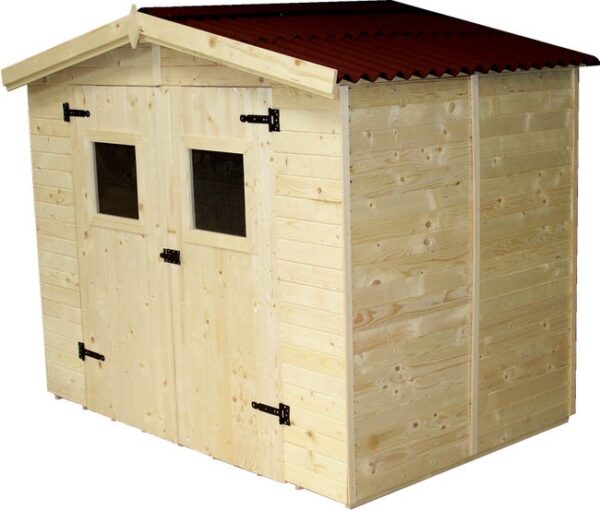 Abri de jardin bois HABRITA Ed 2416.01 Ep.16 mm, 5.04 m²