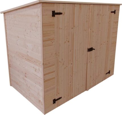 Abri de jardin bois HABRITA Ed 2012.01 Ep.16 mm, 2.37 m²