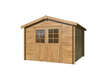 Abri de jardin bois WHITEWOOD Valence 2 Ep.28 mm, 7.62 m²