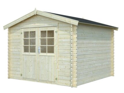 Abri de jardin bois WHITEWOOD Ldd abri valence 2 28mm 7,3m² Ep.28 mm, 7.62 m²