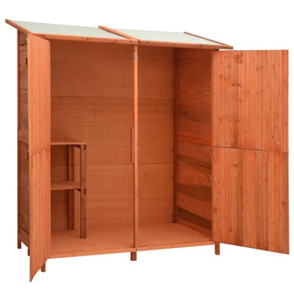 Abri à outils de jardin | Abri de jardin | Remise Cabane pour outils 136x75x160 cm Bois de sapin massif CFW86214