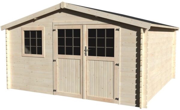 Abri de jardin bois DECOR ET JARDIN Vallauris Ep.34 mm, 15.84 m²