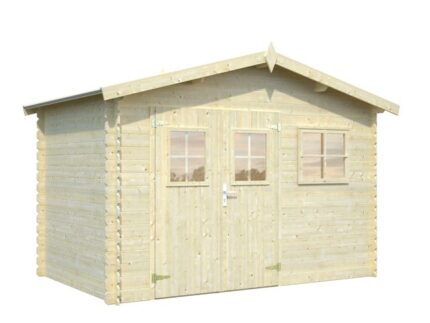 Abri de jardin bois WHITEWOOD Ldd abri seville 19mm 5m² Ep.19 mm, 5.74 m²