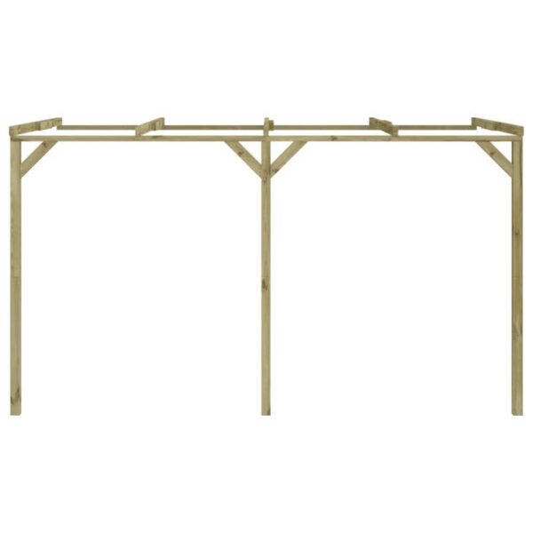 Tonnelle de jardin | Pergola à appentis 2 x 4 x 2,2 m Bois CFW310778