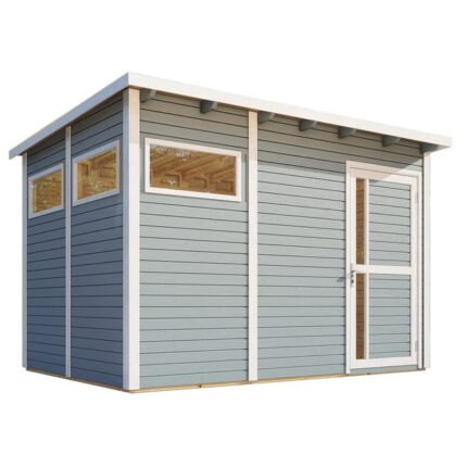 Abri de jardin bois BERTILO Pent3 Ep.19 mm, 7.88 m²