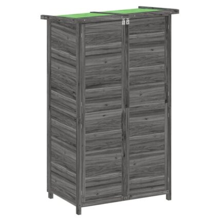 Abri à outils de jardin | Abri de jardin | Remise Cabane pour outils gris 83x57x140 cm bois massif pin CFW86228