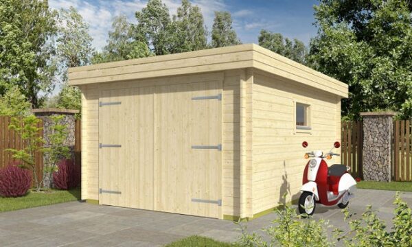Garage TOUSCHALETS NANTERRE bois 330x330cm ép 34mm