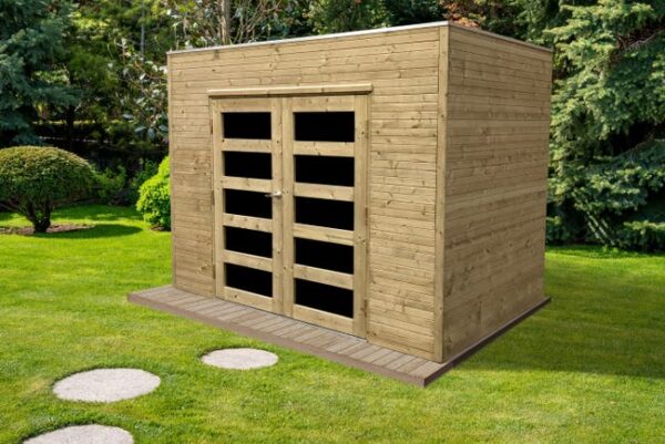 Abri de jardin bois SOLID Ep.19 mm, 5.94 m²