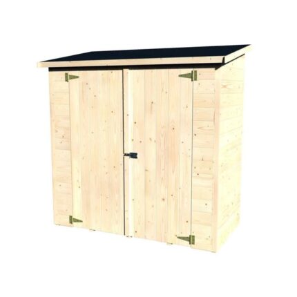 Armoire bois Albecove - 1,34 m² - 1.60x0.80 m - Ep. 12 mm - Couleur : naturel - Décor et Jardin