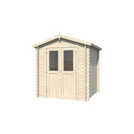 Abri de jardin en bois double pente Mini 180 x 180 cm Eden Partenaire Jardin