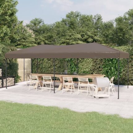 Maison Exclusive - Tente de réception pliable Taupe 3x6 m