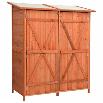 Maison Exclusive - Abri à outils de jardin 136x75x160 cm Bois de sapin massif