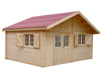 Abri de jardin bois HABRITA Nar 5040.02 Ep.42 mm, 24.96 m²