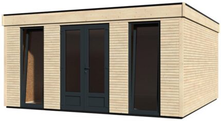 Studio de jardin bois DECOR ET JARDIN Decor home Ep.90 mm, 23.04 m²
