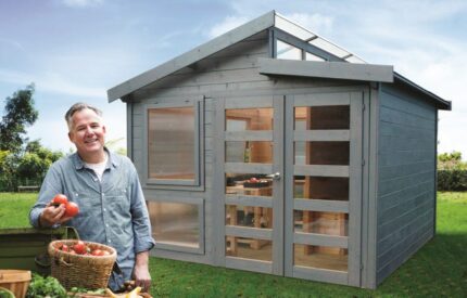 Abri de jardin bois SOLID Ep.28 mm, 8.92 m²