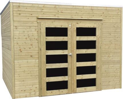 Abri de jardin bois SOLID Ep.19 mm, 8.69 m²