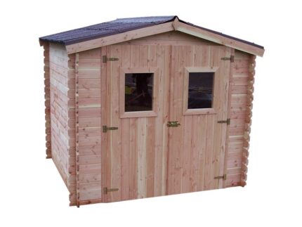 Abri de jardin bois HABRITA Du 2421.02 n Ep.28 mm, 5.32 m²