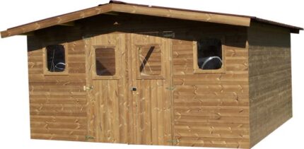 Abri de jardin bois HABRITA Tha 4030.02 n Ep.28 mm, 15.14 m²