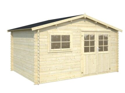 Abri de jardin bois WHITEWOOD Ldd abri bruges 1 28mm 10,4m² Ep.28 mm, 10.76 m²