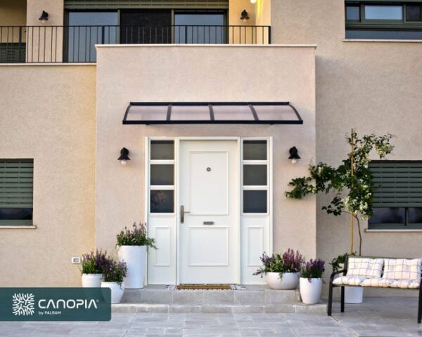 Canopia Marquise de porte Herald cm Gris 223.5 X 139