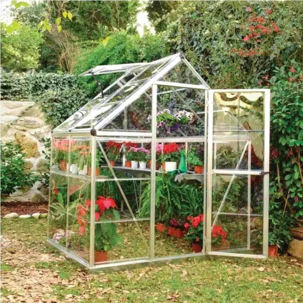 Serre fixe en polycarbonate simple paroi Harmony, 2.3 m² CANOPIA BY PALRAM