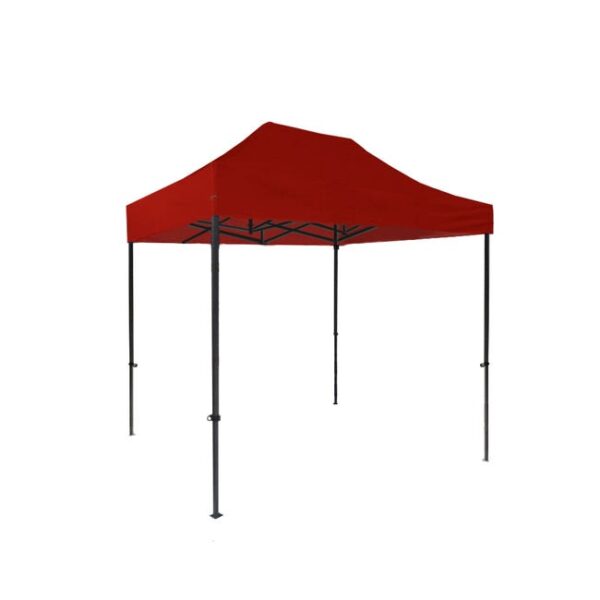 FRANCE BARNUMS | Chapiteau Tonnelle Tente pliante en Acier 30mm | 2x3m Sans murs - Rouge