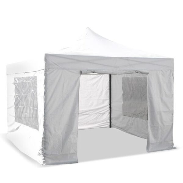 Lot de 4 murs pour barnum pliant professionnel 3 X 4,5 M - - Blanc