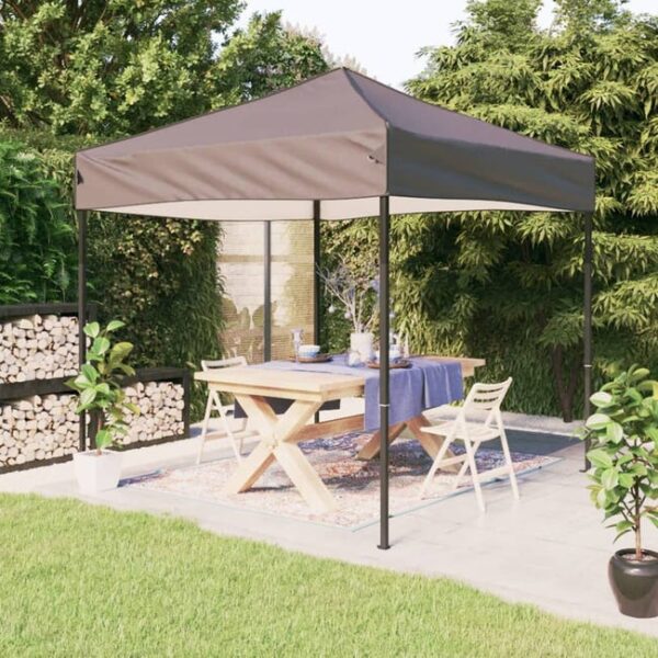 Maison Exclusive - Tente de réception pliable Taupe 2x2 m