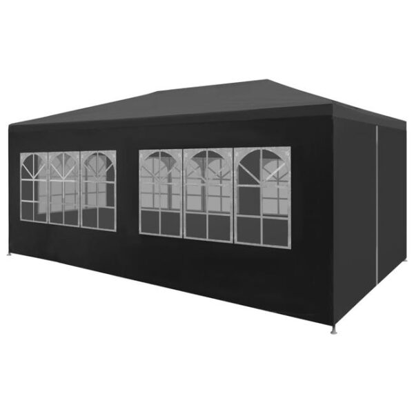 The Living Store - Tente de réception 3 x 6 m Anthracite