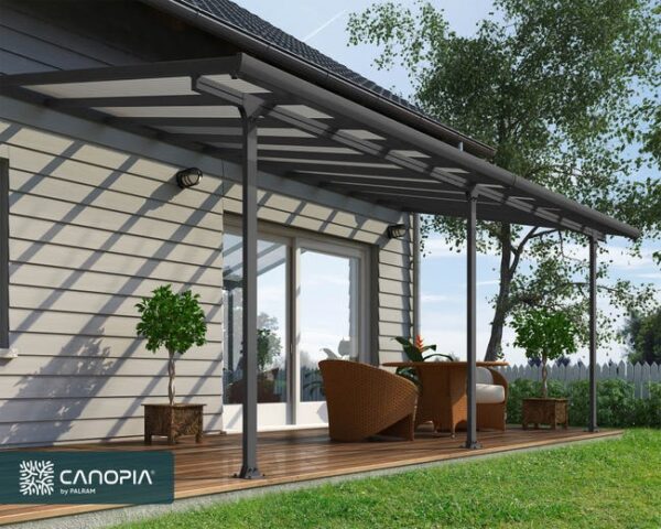 Canopia Pergola Feria Gris 610 X 300