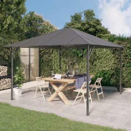 The Living Store - Belvédère avec toit 3x3 m Anthracite