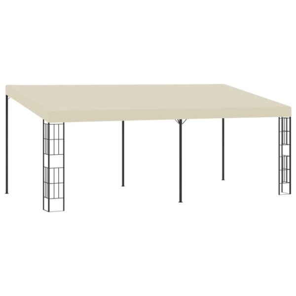 The Living Store - Belvédère mural 3x6 m Crème Tissu