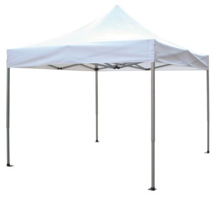 Gazébo pliant extérieur 3x3 MT avec structure en aluminium et tissu en polyester compact